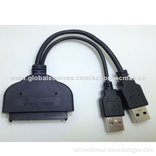 USB 2.0 2.5" HDD Adapter with USB Power Cable